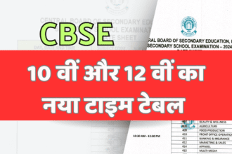 CBSE New Date And Time Table 2024: वार्षिक परीक्षा कार्यक्रम जारी